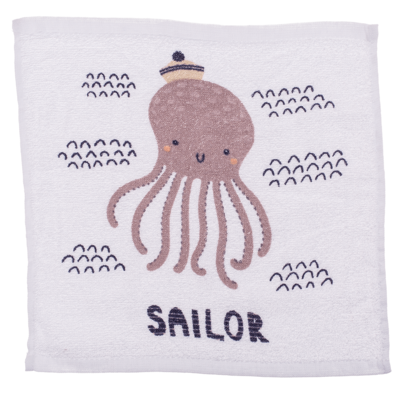 Magic cotton towel, octopus,
