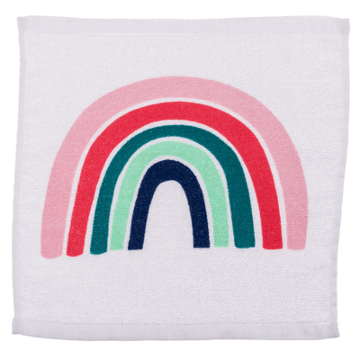 Magic cotton towel, rainbow,