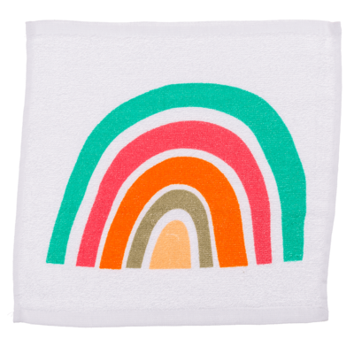 Magic cotton towel, rainbow,