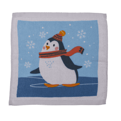 Magic cotton towel, Winter Friends,