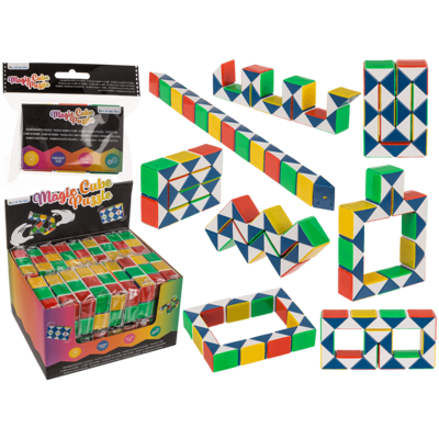 Magic-Cube-Puzzle, in poly bag with header card,