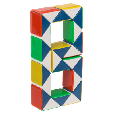 Magic-Cube-Puzzle, in poly bag with header card,