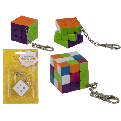 Magic Cube with carabiner hook,