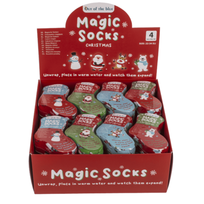 Magic kids socks, Christmas, 1 pair,