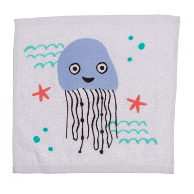 Magisches Baumwoll-Handtuch, Meerestiere,