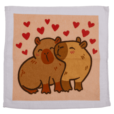 Magisches Baumwollhandtuch, Capybara,