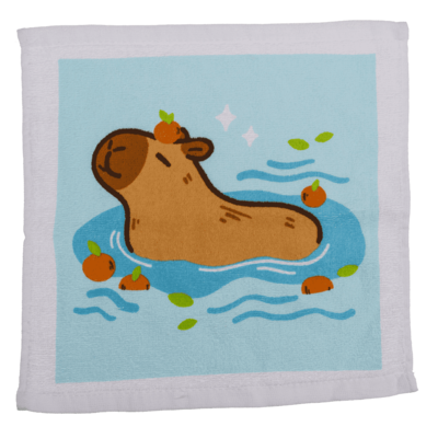 Magisches Baumwollhandtuch, Capybara,