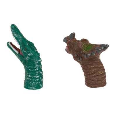 Marionetas de dedo, dinosaurios