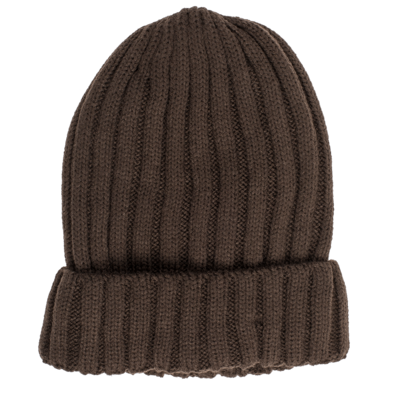 Men knitting hat with inner filling,