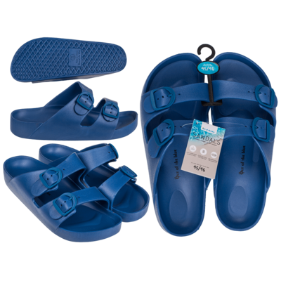 Men sandals, blue, size 45/46,
