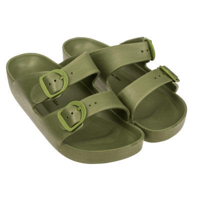 Men sandals, green, size 45/46,