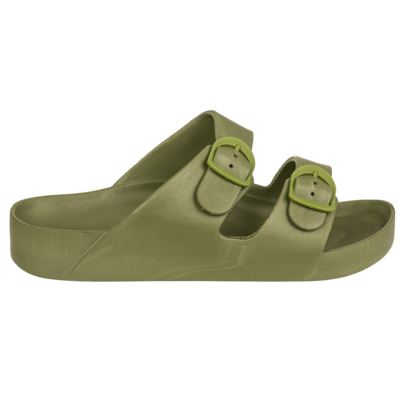 Men sandals, green, size 45/46,