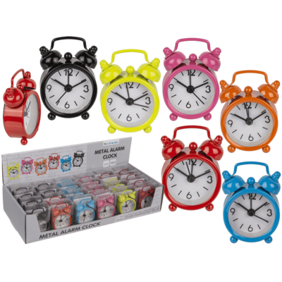 Metal alarm clock, Colours,