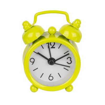 Metal alarm clock, Colours,