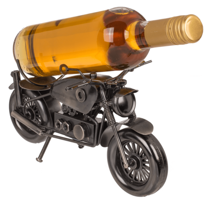 Metal bottle holder, motorcycle IV, 30 x 17.5 cm