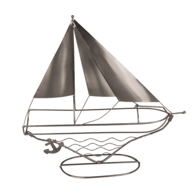 Metal bottle holder, Sail Boat,