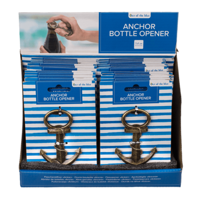 Metal bottle opener, Anchor,