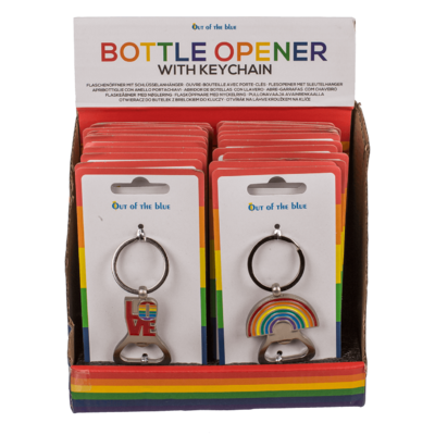 Metal bottle opener, Pride,