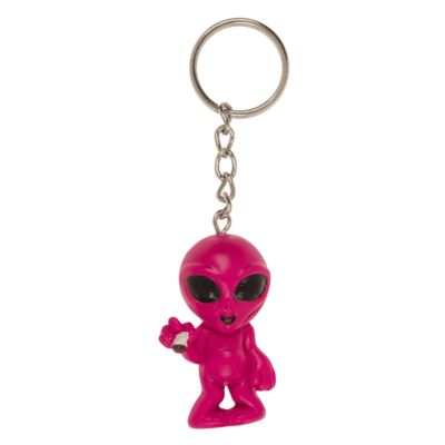 Metal key chain, Alien with Joint,