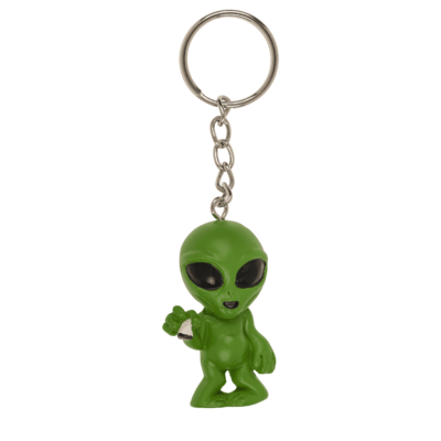 Metal key chain, Alien with Joint,