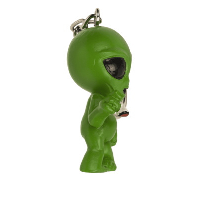 Metal key chain, Alien with Joint,