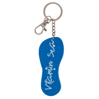 Metal key chain, Flip Flop,