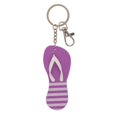 Metal key chain, Flip Flop,