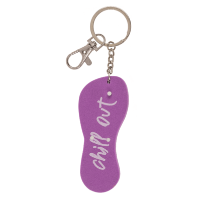 Metal key chain, Flip Flop,