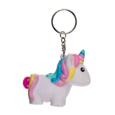 Metal key chain, Squeeze Unicorn I,