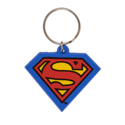 Metal key chain, Superman & Batman,