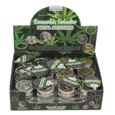 Metal keychain, Cannabis Grinder,