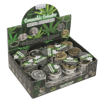 Metal keychain, Cannabis Grinder,