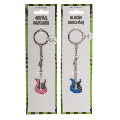 Metal keychain, E-Guitar,