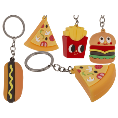 Metal keychain, Fast Food,