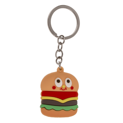 Metal keychain, Fast Food,