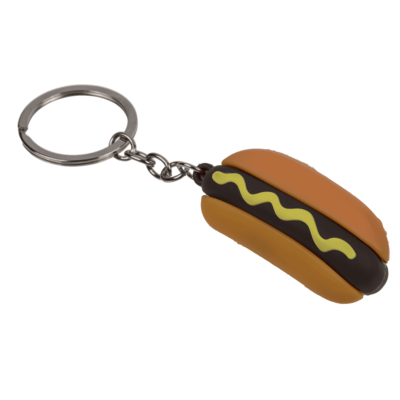 Metal keychain, Fast Food,