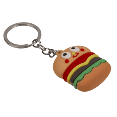 Metal keychain, Fast Food,