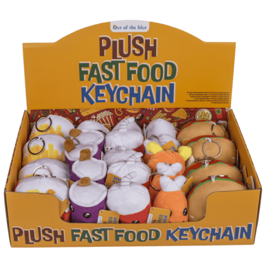 Metal keychain, Fast Food,