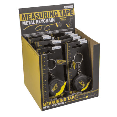 Metal keychain, Measuring Tape,