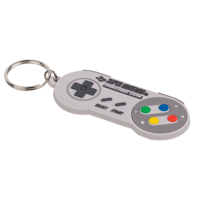 Metal keychain, Nintendo Controller & Gameboy,