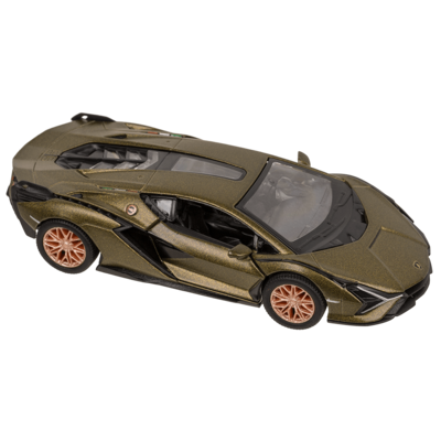 Metal model car with pull back, Lamborghini,