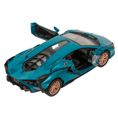 Metal model car with pull back, Lamborghini,