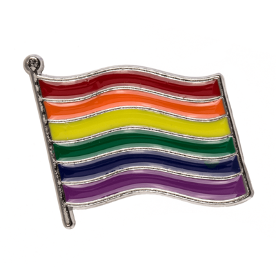 Metal pin, pride, ca. 3 cm, 8-assorted,