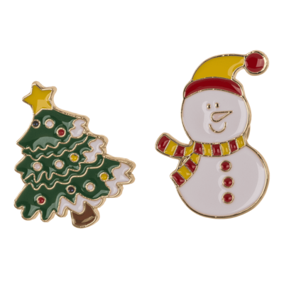 Metal Pin, X-Mas, 2 cm,