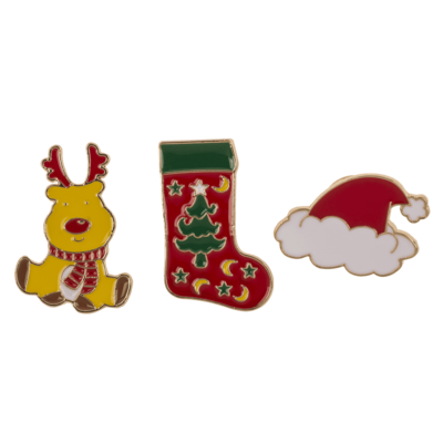 Metal Pin, X-Mas, 2 cm,