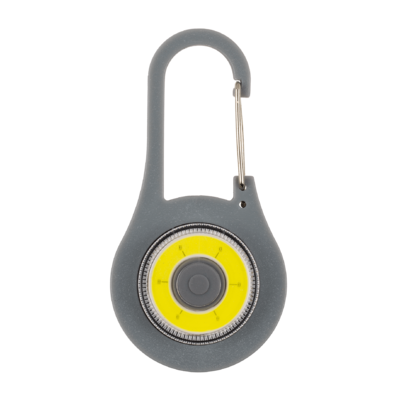 Metal snap hook with CPB-LED (incl. batteries)