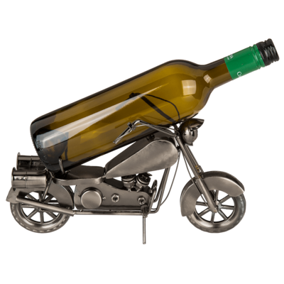 Metall-Flaschenhalter, Motorrad I, ca. 31 x 17 cm