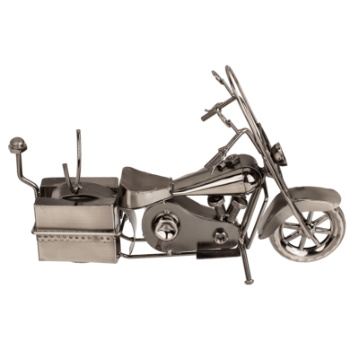 Metall-Flaschenhalter, Motorrad III, [71/3303] - Out of the blue KG - Online -Shop