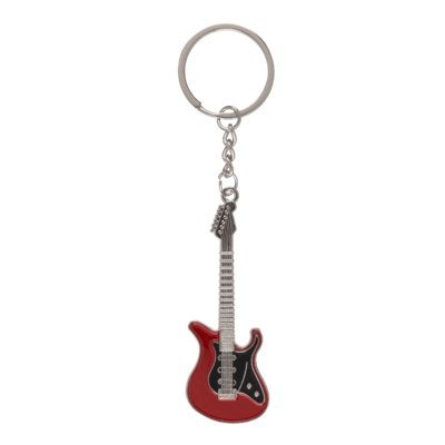 Metall-Schlüsselanhänger, E-Gitarre,