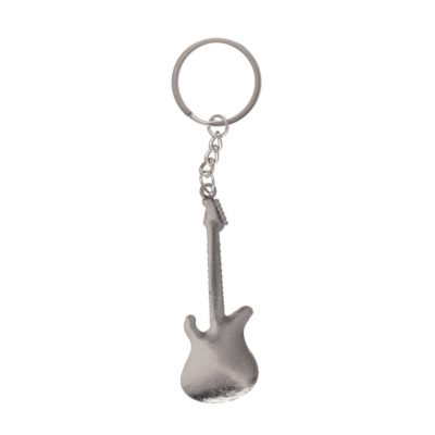 Metall-Schlüsselanhänger, E-Gitarre,